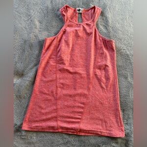 Oiselle Heathered Peach Tank Top Size 4
